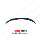 DSI - Rear Trunk Lid Spoiler Wing For Tesla Model Y 3 Highland Model 3 Spoiler Tail Wing  Black and Carbon Fiber Pattern Body Kit